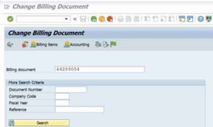 VF02 Tcode In SAP Change Billing Document Tcodelearn