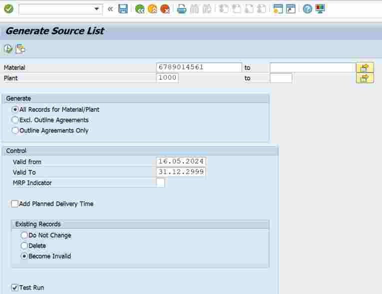 ME05 Tcode In SAP