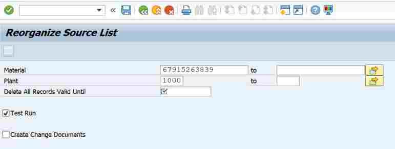 ME07 Tcode In SAP