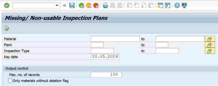 QP06 Tcode In SAP